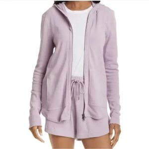 ATM lavender zip up hoodie